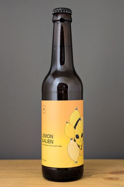 Токсово Lemon&Alien сидр лимонный полусладкий