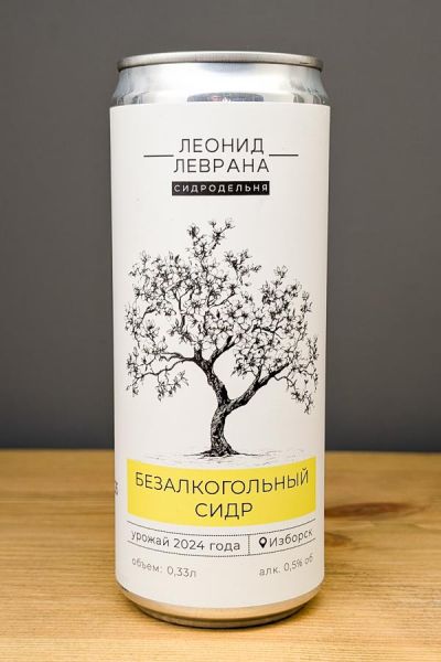 Леонид Леврана Сидр безалкогольный п/сл ж/б