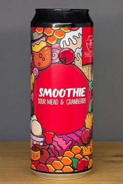 МедА Сибири Smoothie sour mead & cranberry медовуха мороженое с клюквой